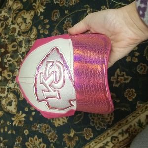 New Era pink Chiefs cap
